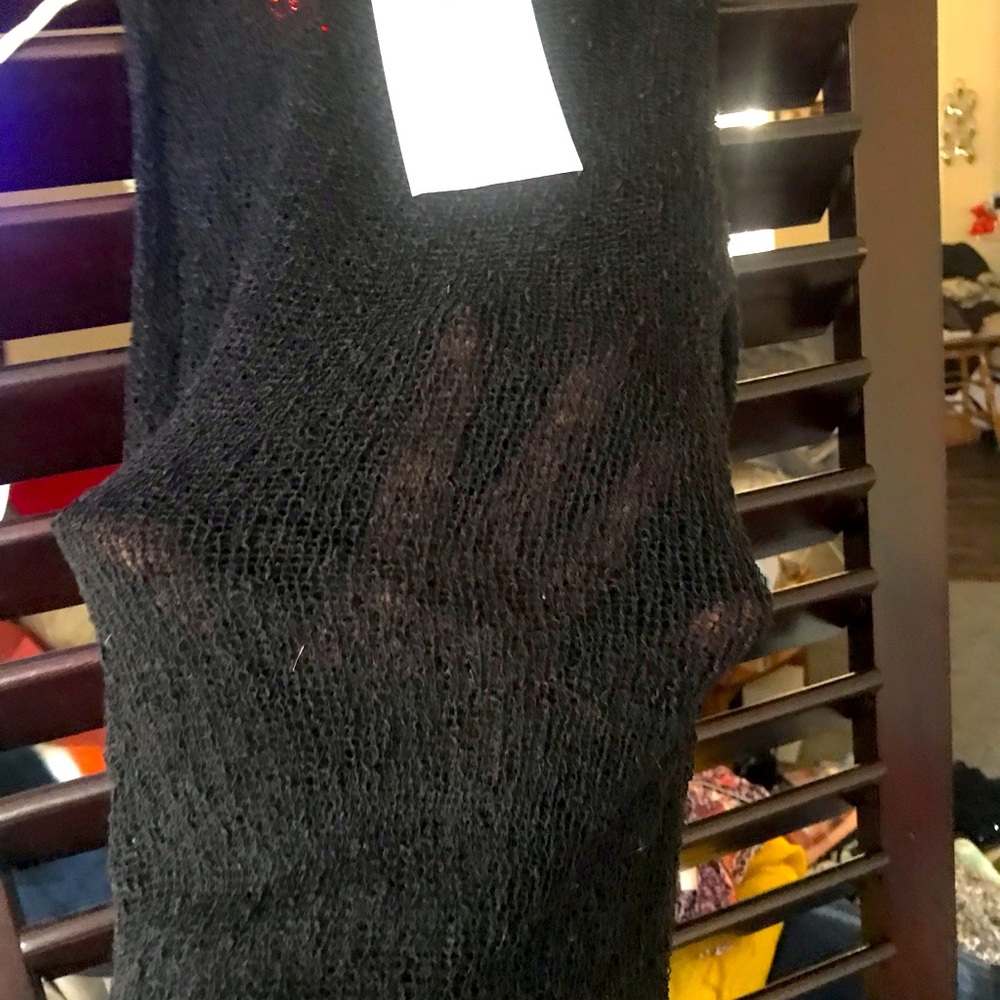 Kupu Kupu sleeveless double layer knit rayon tank top handmade